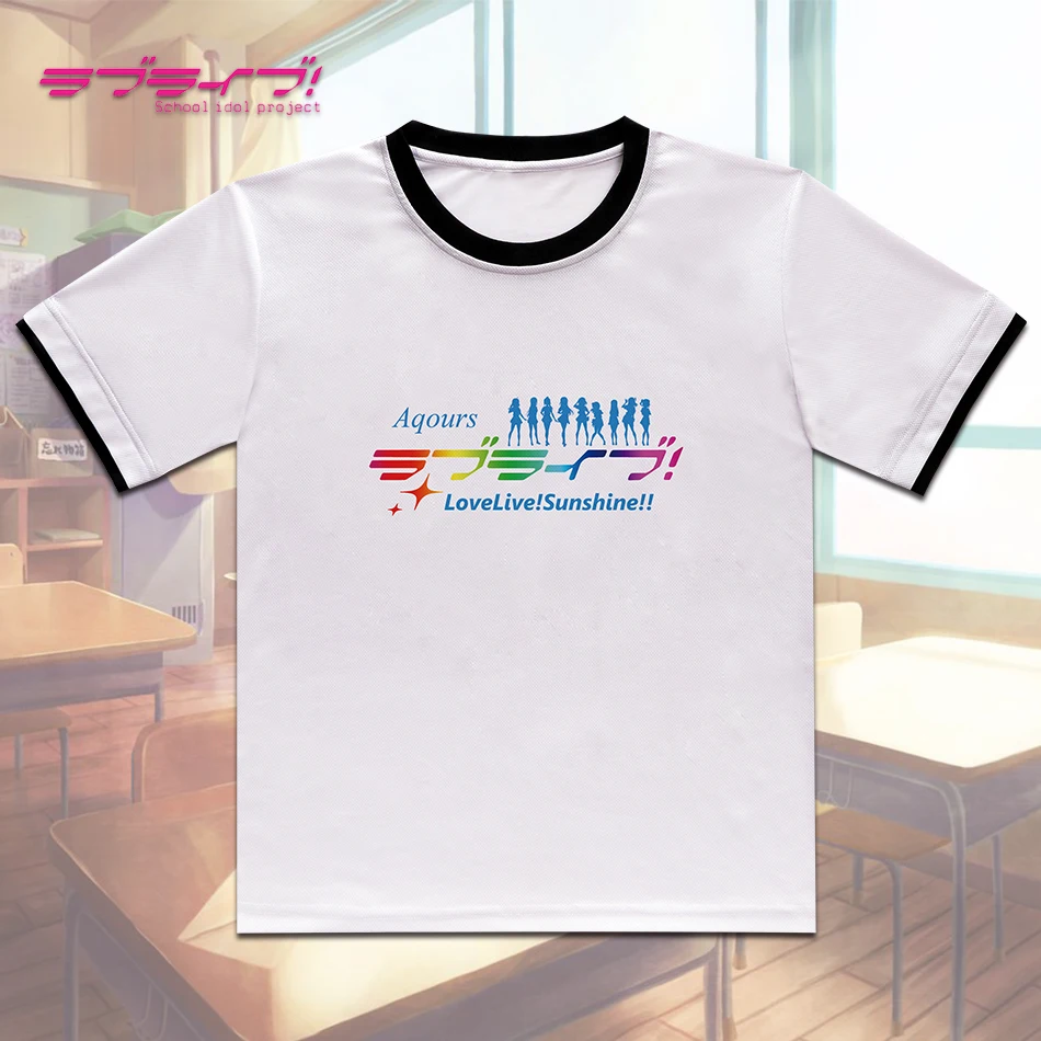 Новый милый солнечный свет! Футболка akours аниме Love Live хлопковая футболка модные