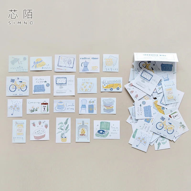 Милый коллаж серии Bullet Journal записываемые стикеры дневник DIY Скрапбукинг стикер