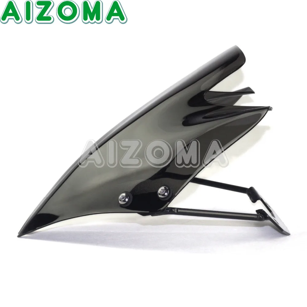 Ветровой отражатель ветрового стекла с креплением на кронштейне для мотоцикла