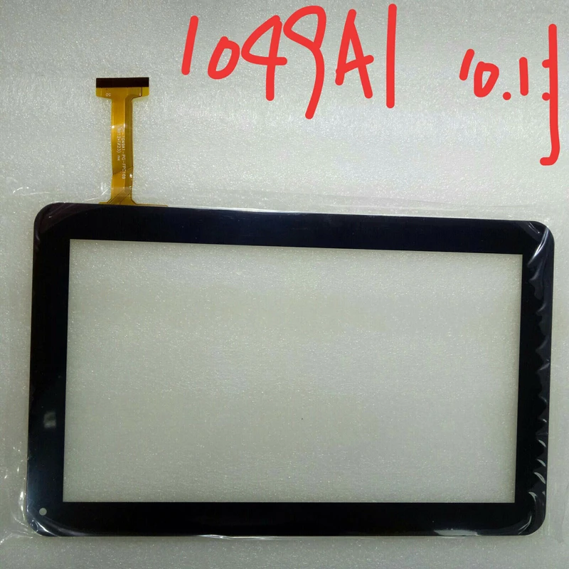 10 шт. Черный Новый 1 дюймов планшет дигитайзер стекло DH-1049A1-PG-FPC169 сенсор Замена