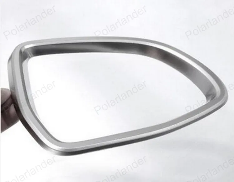 Подходит для B/MW X5 X6 F15 F16 2014 2015 2016 2 шт. ABS хромированная рамка для зеркала заднего вида обшивка зеркала заднего вида Автомобильный Стайлинг
