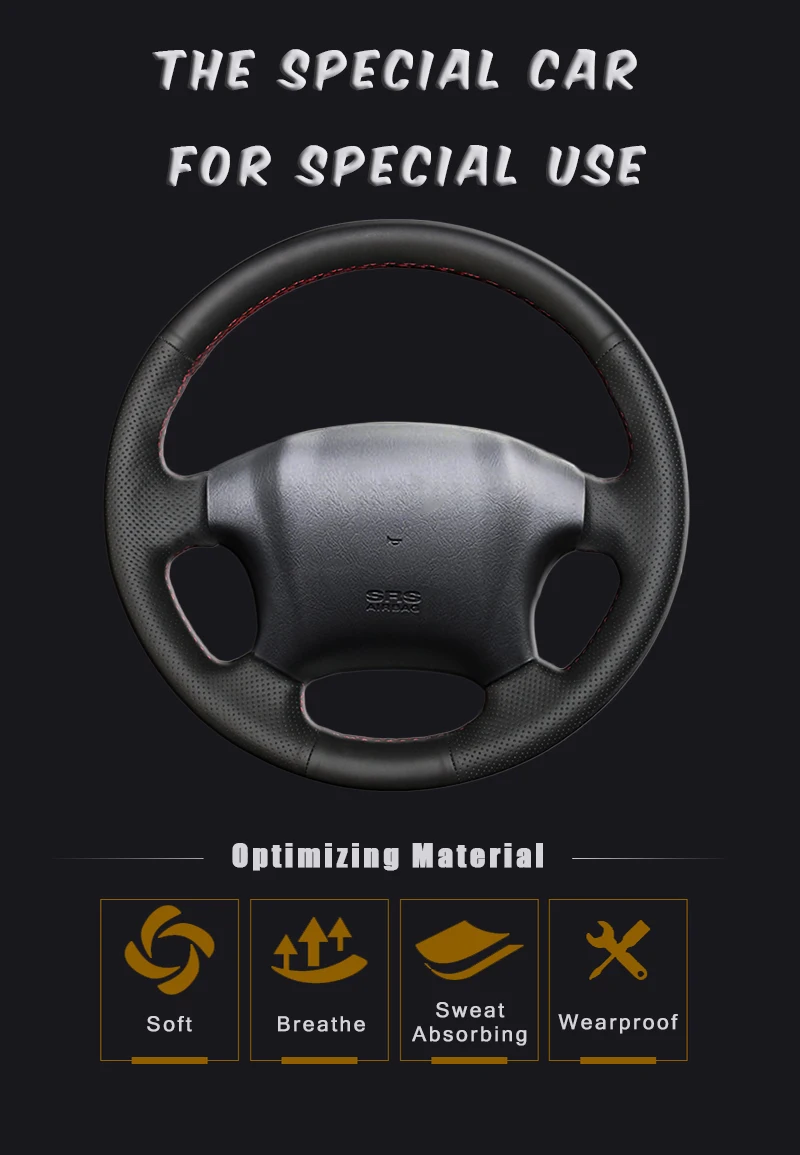 Автомобильная Оплетка на руль Крышка для hyundai Tucson 2005 2006 2007 2008 2009 2006- авто-Стайлинг интерьерные аксессуары