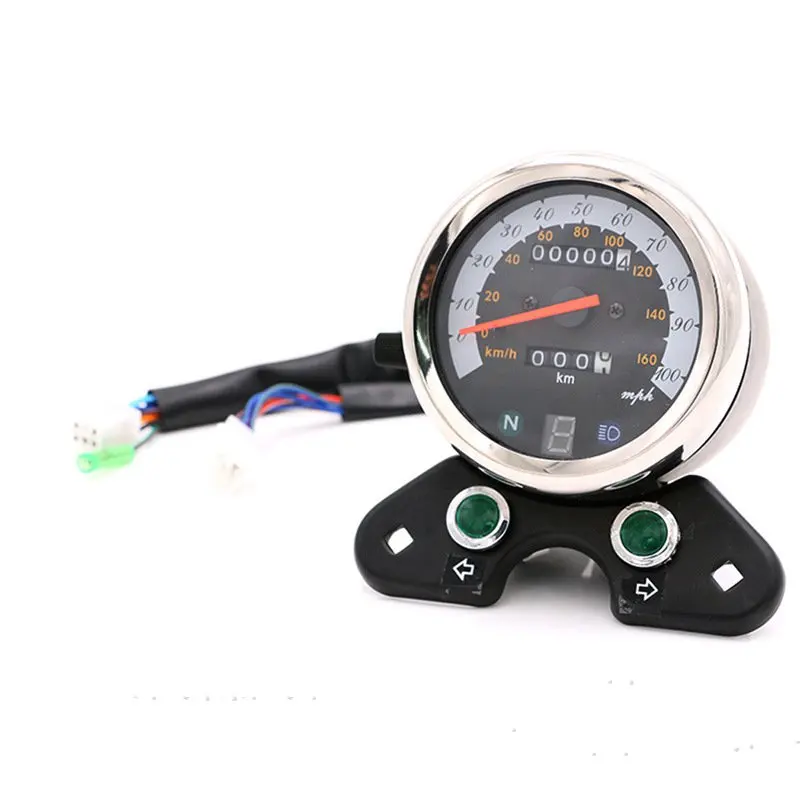 12V Универсальный мотоцикл велосипед металлический корпус черный светодиодный