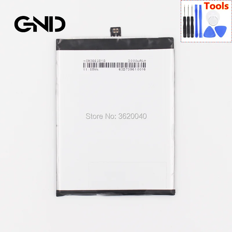 GND 3000 мАч/11.55Wh 3 85 V аккумулятор BQ 3080 запасная батарея для Aquaris U plus Lite литий ионный