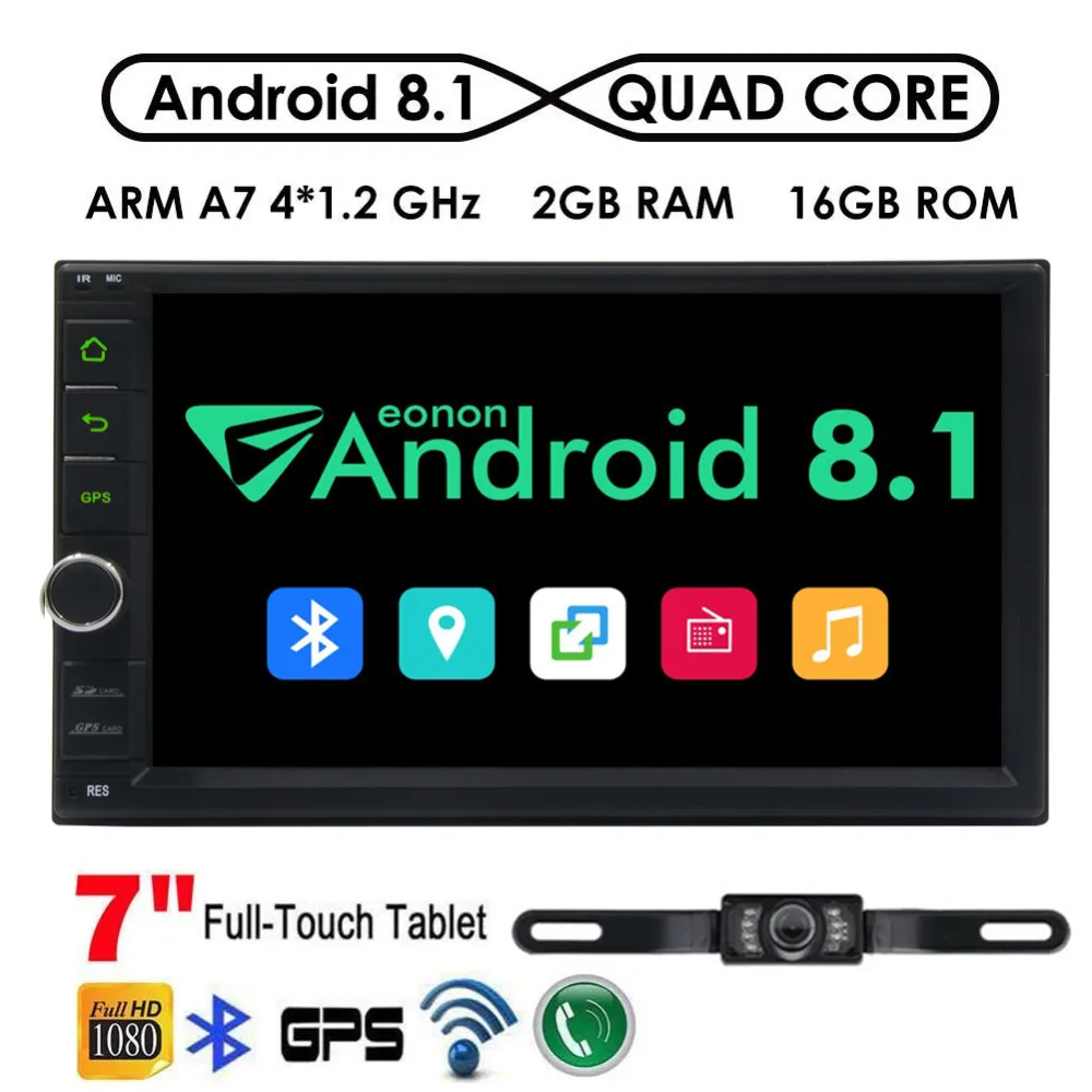 Android 8 1 автомобильный стерео 7 дюймовый мультимедийный сенсорный экран Bluetooth