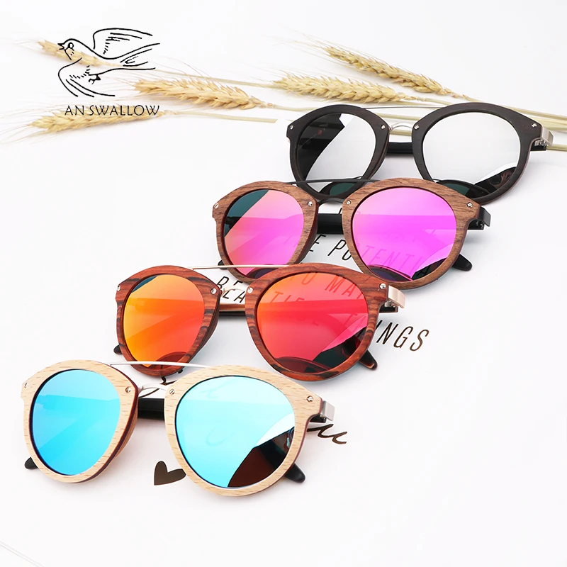 

Best selling natural environmental protection bamboo men's sunglasses retro sunglasses female engraving LOGO