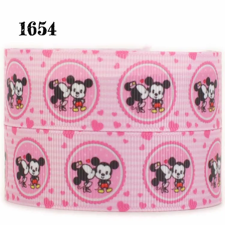 Новые 50 ярдов Мультяшные собаки и ленты напечатаны grosgrain DIY Бесплатная доставка |