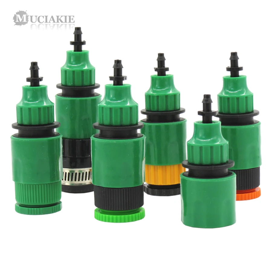MUCIAKIE 7 типов муфты адаптер садовый быстрый соединитель капельный кран для