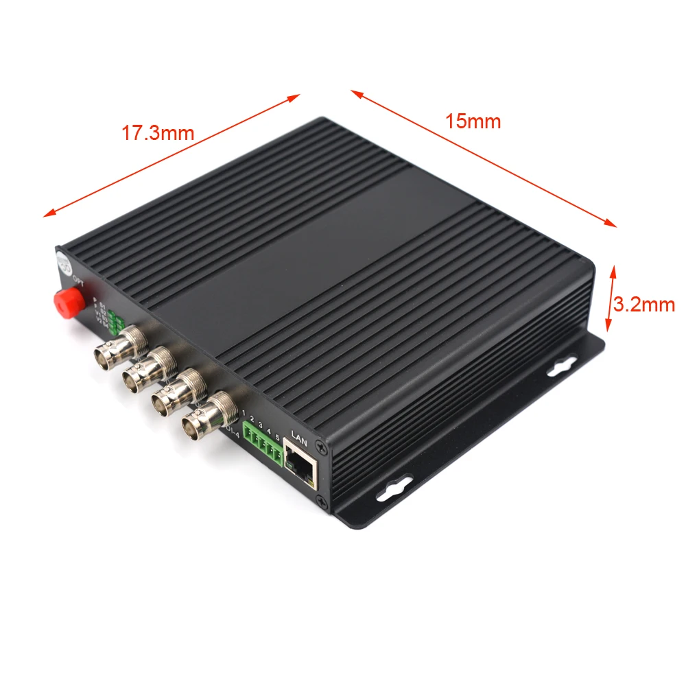 Высокое качество 4 канала HD SDI видео/аудио/Ethernet через Волоконно-Оптические медиаконвертеры передатчик приемник для HD SDI CCTV