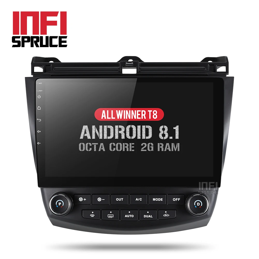 Android 8 1 автомобильный dvd gps плеер для honda Accord 7 2003-2007 с радио навигация поддержка
