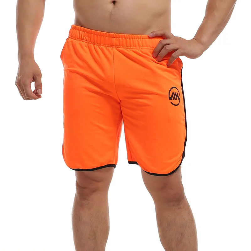 New Men Fitness Bodybuilding Shorts Man Summer Gyms Workout Male Breathable Mesh Quick Dry Sportswear Jogger Beach Short Pants