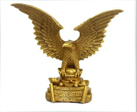 

A copper ornaments Eagle Eagle try to realize the ambition A great hawk spreads its wings gifts of bronzeroom Art Statue
