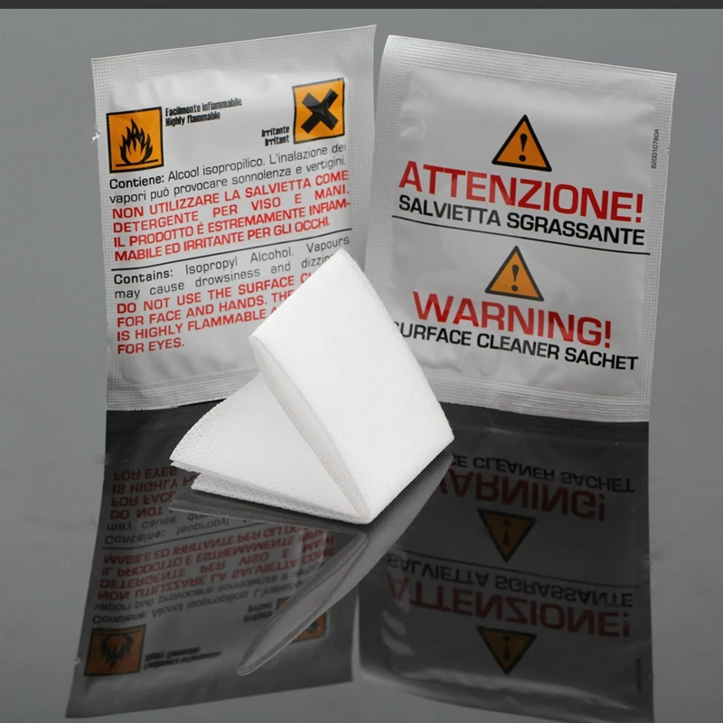 40 шт./кор. волокна ткань для очистки алкоголя влажной тканью беспылевая бумага
