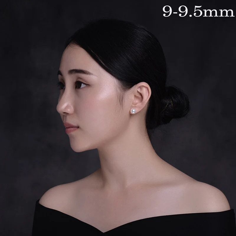 Серьги гвоздики с серебряным жемчугом используются стандартные серебряные и