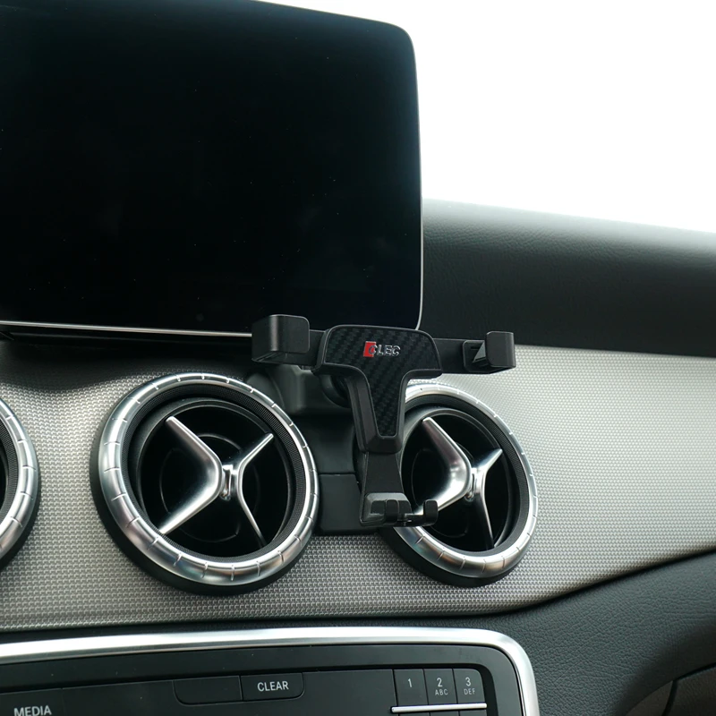 Подходит для Mercedes-Benz GLA/A Class/CLA- аксессуары для стайлинга автомобилей держатель для мобильного телефона держатель на вентиляционное отверстие автомобиля Подставка для люльки