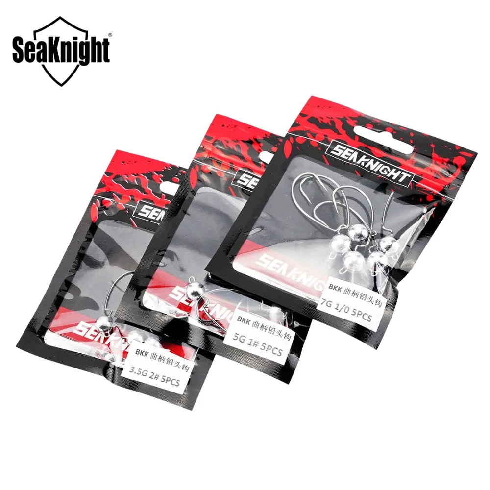 SeaKnight SK03 кренк джиг голова крюк 20 шт./лот рыболовные крючки 3,5 г 5 г 7 г свинцовая джиг приманка мягкий червь рыболовные Крючки рыболовные снасти