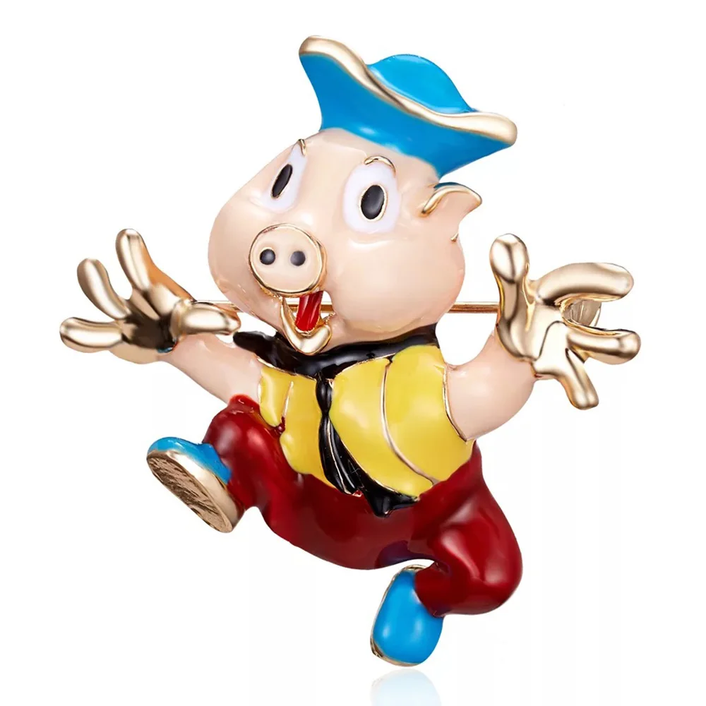 Модная женская одежда и юбки Baitao из эмалированного сплава с копилкой брошью |