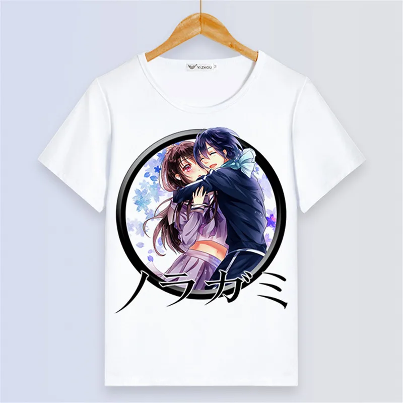 Аниме Noragami арагото цифровая печать унисекс Harajuku футболка женская для влюбленных