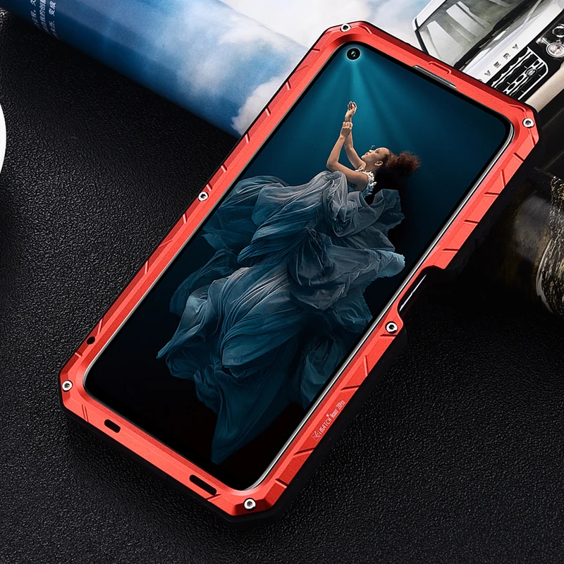 IMATCH Повседневный водонепроницаемый чехол для huawei Honor 20 20 Pro Роскошный Металлический силиконовый чехол Coque Полные Защитные чехлы для телефонов