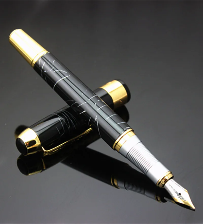 Ручка перьевая jinhao с F образным наконечником металлический карандаш чернилами