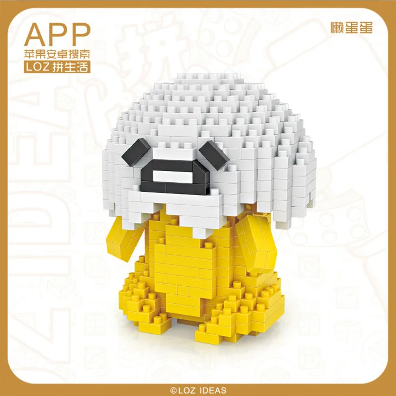 LOZ алмазные блоки сборка суши модель мини-кирпичи набор строительных блоков яйцо