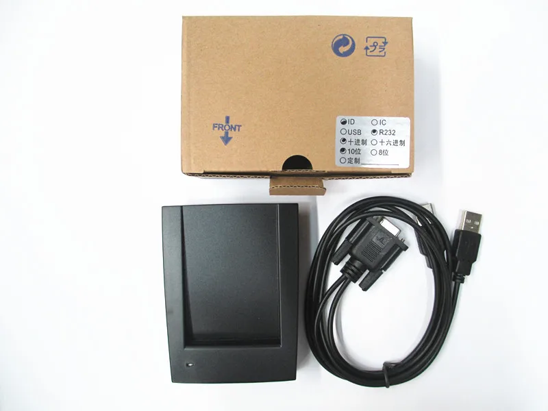 RS232 rfid считыватель новый безопасный черный USB 125 кГц RFID датчик приближения смарт ID