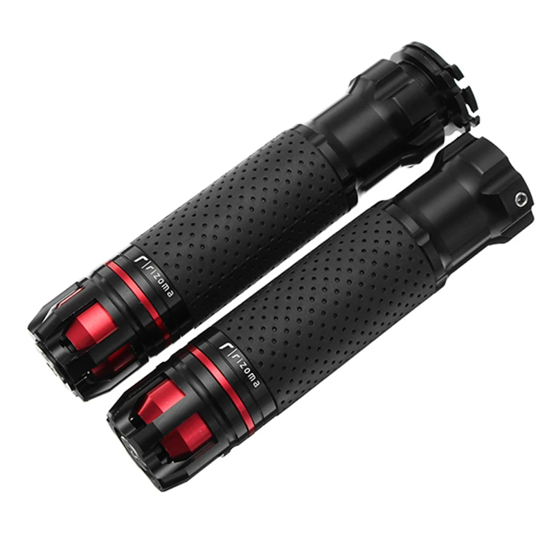 Black 7/8 дюймов 22 мм мотоцикл дроссельная заслонка ЧПУ Алюминиевый Поворотный Руль рукоятки - Цвет: Black