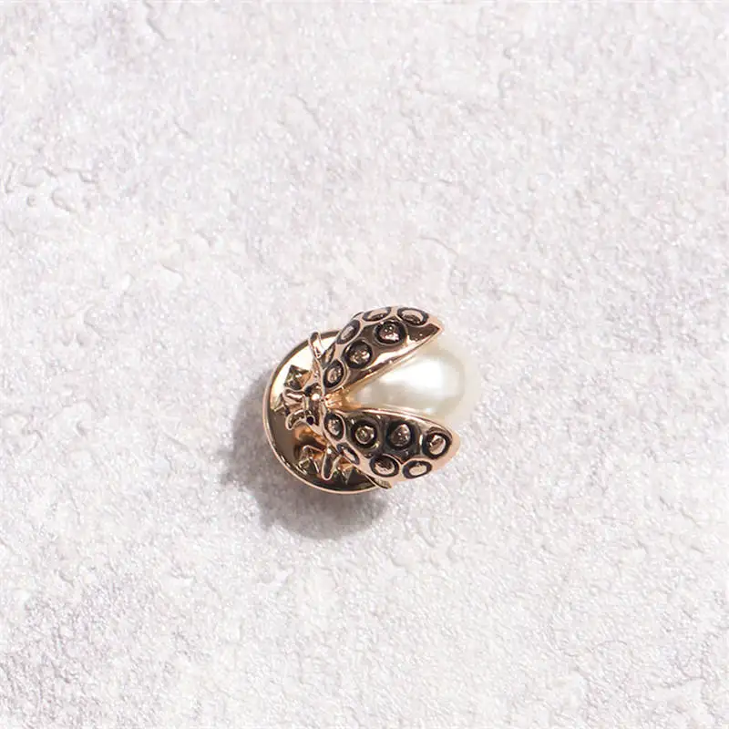 DoreenBeads милый мини знак в виде божьей коровки с искусственными жемчужными