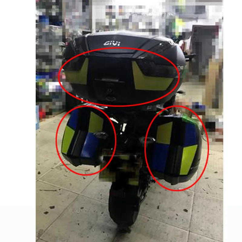 Водостойкая Светоотражающая наклейка на багажник для Kawasaki versys650 versys 650|Наклейки и