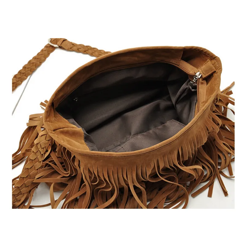 Женская кожаная сумка BARHEE коричневая Повседневная сумка-мессенджер из