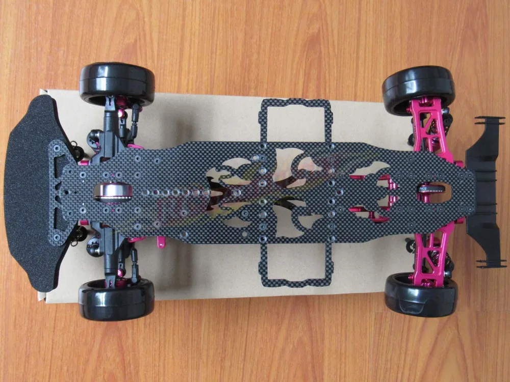 1/10 сплав и углерод SAKURA D4 AWD EP Drift гоночный автомобиль рама кузова Комплект# KIT-D4AWD