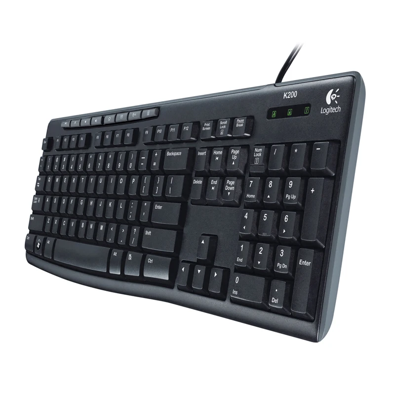 Logitech MK200 Проводная клавиатура мышь игровой ноутбук ПК геймер Подлинная
