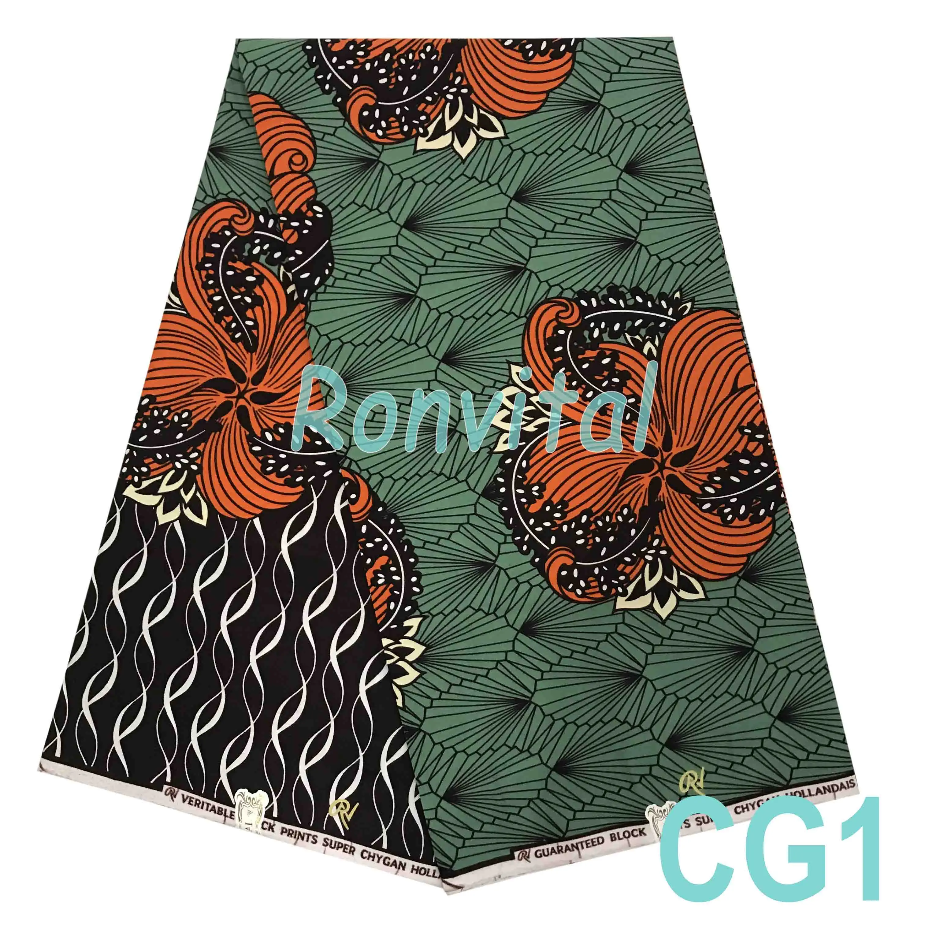 RONVITAL CHYGAN WAX HIGH QUALITY DUTCH 100% COTTON PRINT HOLLAN MATERIAL DIY FABRICS 6YARDS/LOT FREE SHIPPING | Дом и сад