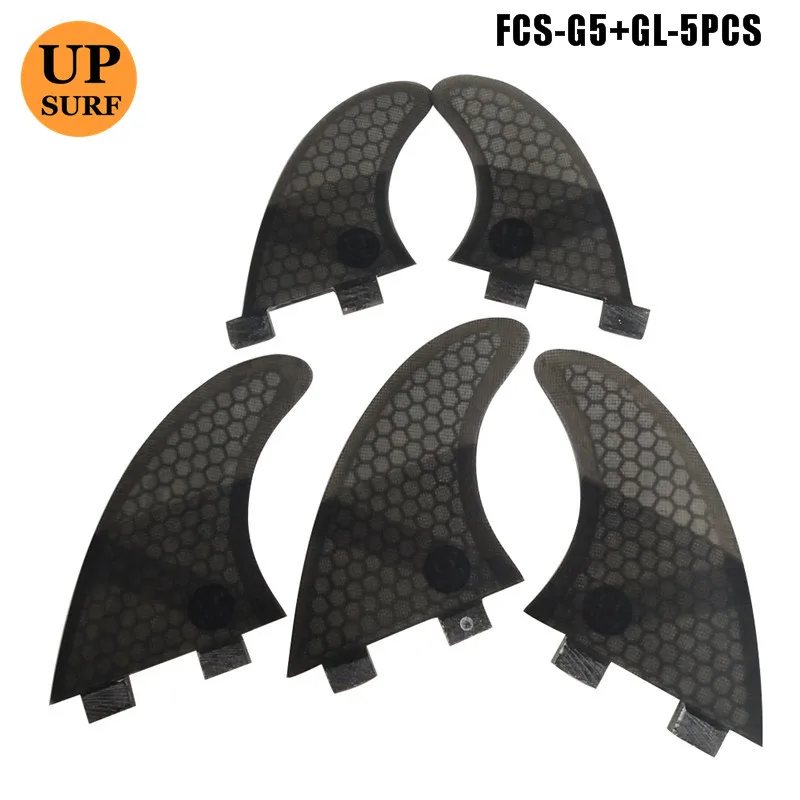 Quad плавники G5 surf gl плавник с Сотами стекловолокна fcs quad плавники surfboard-плавники 4 стороны и 1 центр