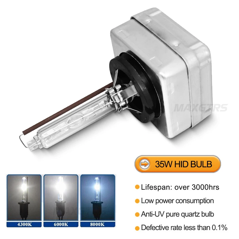 Высокая Яркая ксеноновая D5S D8S лампа Подлинная 5000K 5500K 35W 25W 12V HID Лампа фара 3F19
