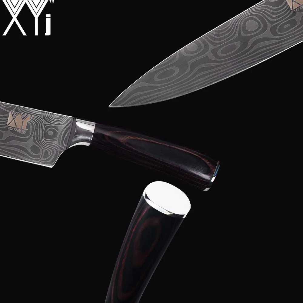 XYj для варки нержавеющая сталь набор кухонных ножей 8 ''шеф повара 8'' нарезка