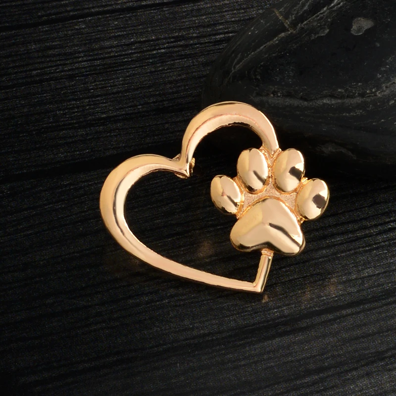 QIHE ювелирные изделия рисунок питомца с надписью love pins Броши Булавки на лацкан