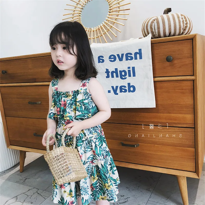 2019 летнее платье для маленьких девочек с цветами детские платья принцессы без