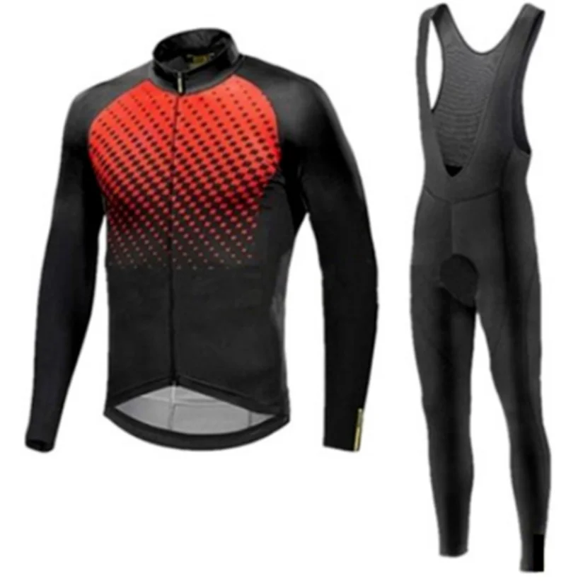 2018 mavic Pro Team с длинным рукавом осень трикотаж Ropa Ciclismo uniformes дышащий MTB Велосипедный