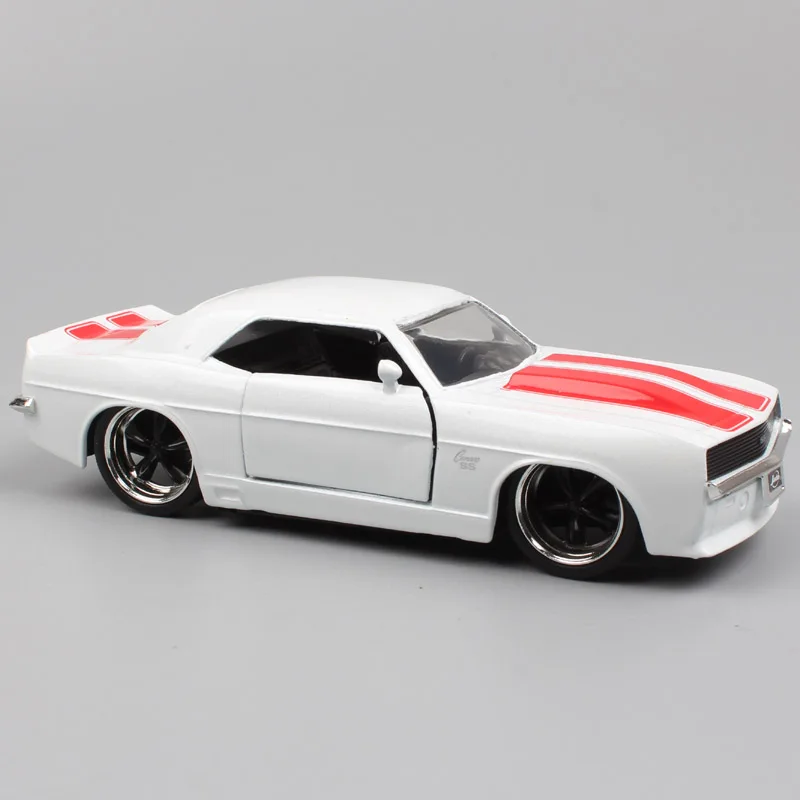 1:32 Масштаб Jada Винтаж bigtime 1969 Chevrolet Chevy Camaro SS металлическая литая модель автомобиля игрушка Подарки для мальчиков