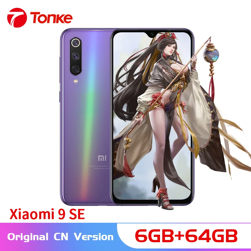 Oringnal Xiaomi Mi 9 SE 6 ГБ 64 Гб мобильный телефон Snapdragon 712 Восьмиядерный 5 97 &quot48 МП Тройная