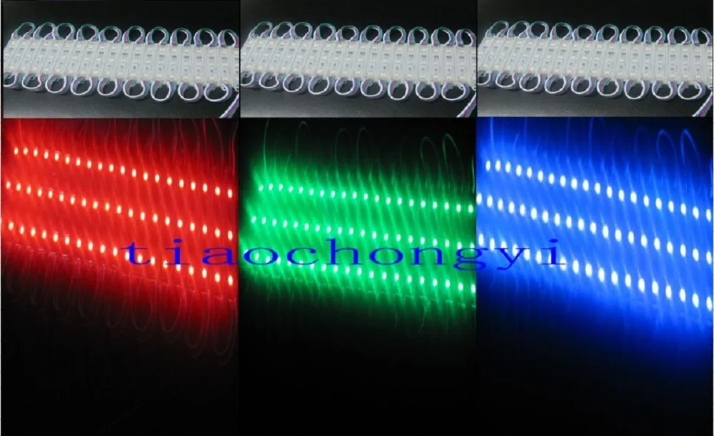 20 шт. водонепроницаемые светодиодные ленты RGB 5050 SMD|5050 smd module|3 led rgbsmd module |