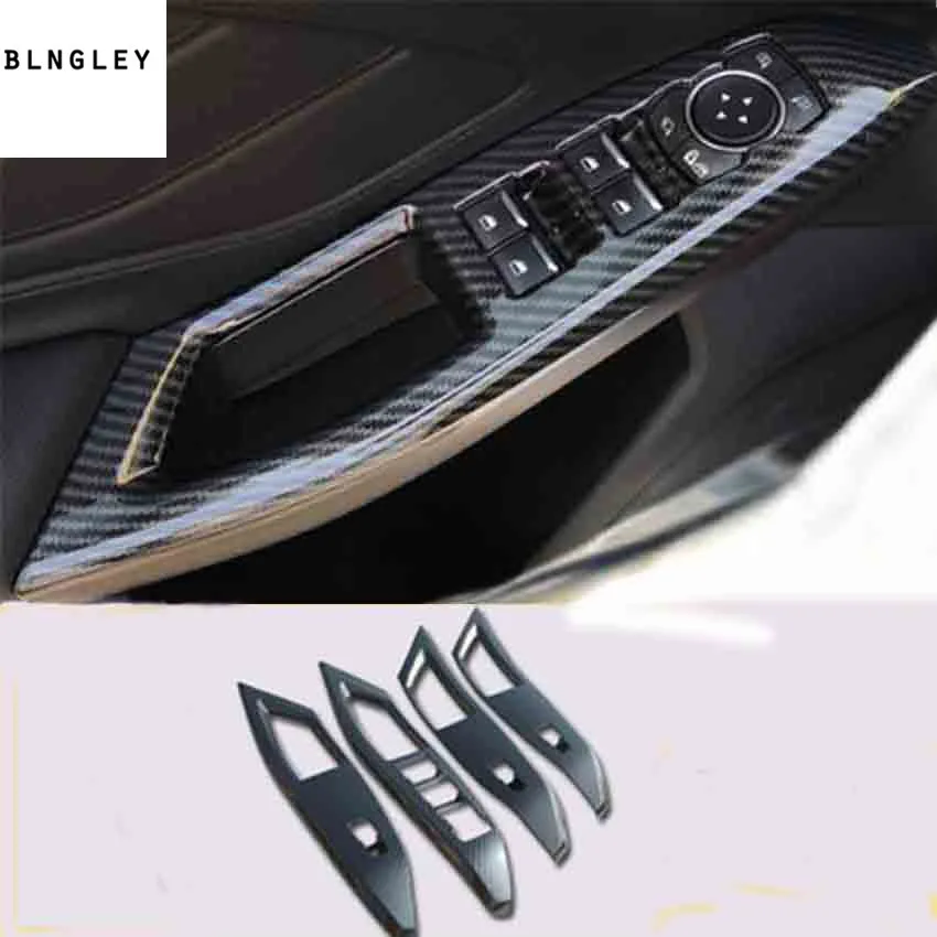 style 1 1 лот ABS углеродного волокна Зерна Интерьера Крышка для Ford FOCUS 4 MK4 автомобильные аксессуары - Название цвета: style 1