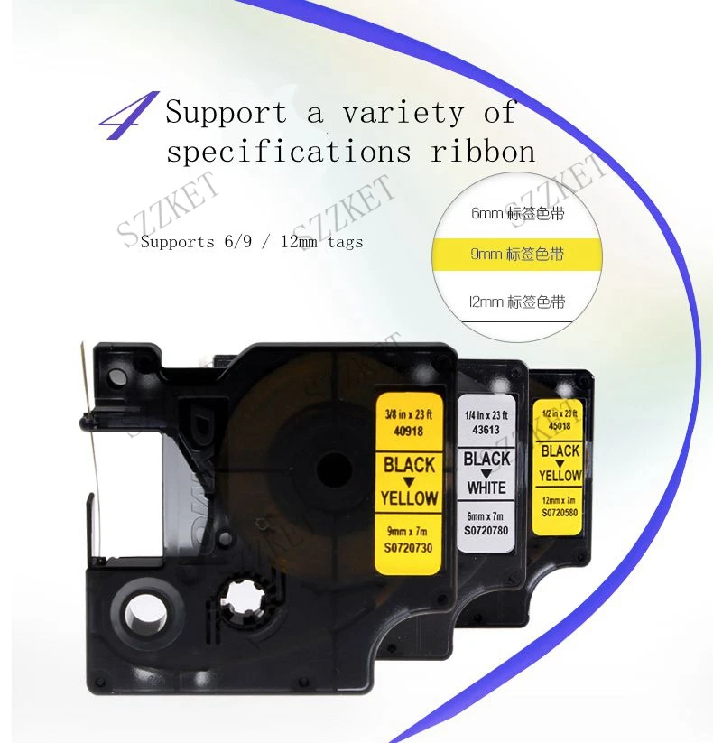 Ручной принтер для печати этикеток LabelManager 210d кабельная наклейка принтер этикеток все английские печатные машинки LM-210D