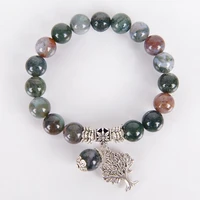 chakra natural stone india carnelian stone bracelets tree of life bracelet mala beads reiki healing meditation energy bangles