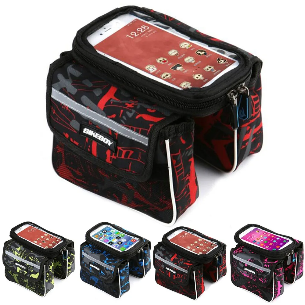 Водонепроницаемые велосипедные сумки с сенсорным экраном 6 2 дюйма мобильный