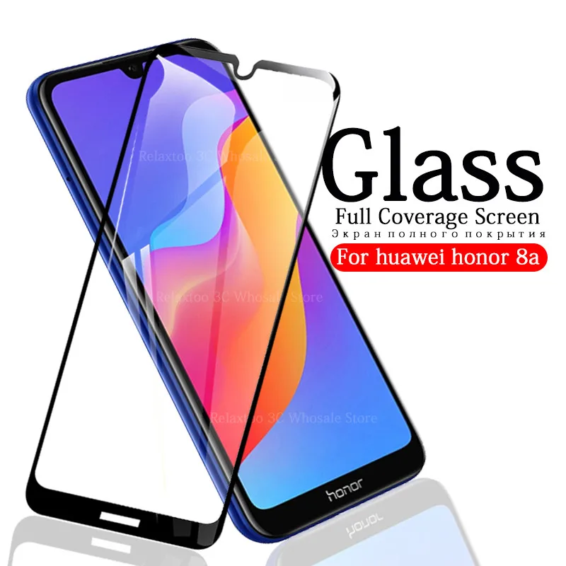 

Protective Glas For huawei honor 8a 6.09" JAT-L29 tempered glass honor 8a screen protectoe on honor 8 a a8 honor8a Cover 3D Film