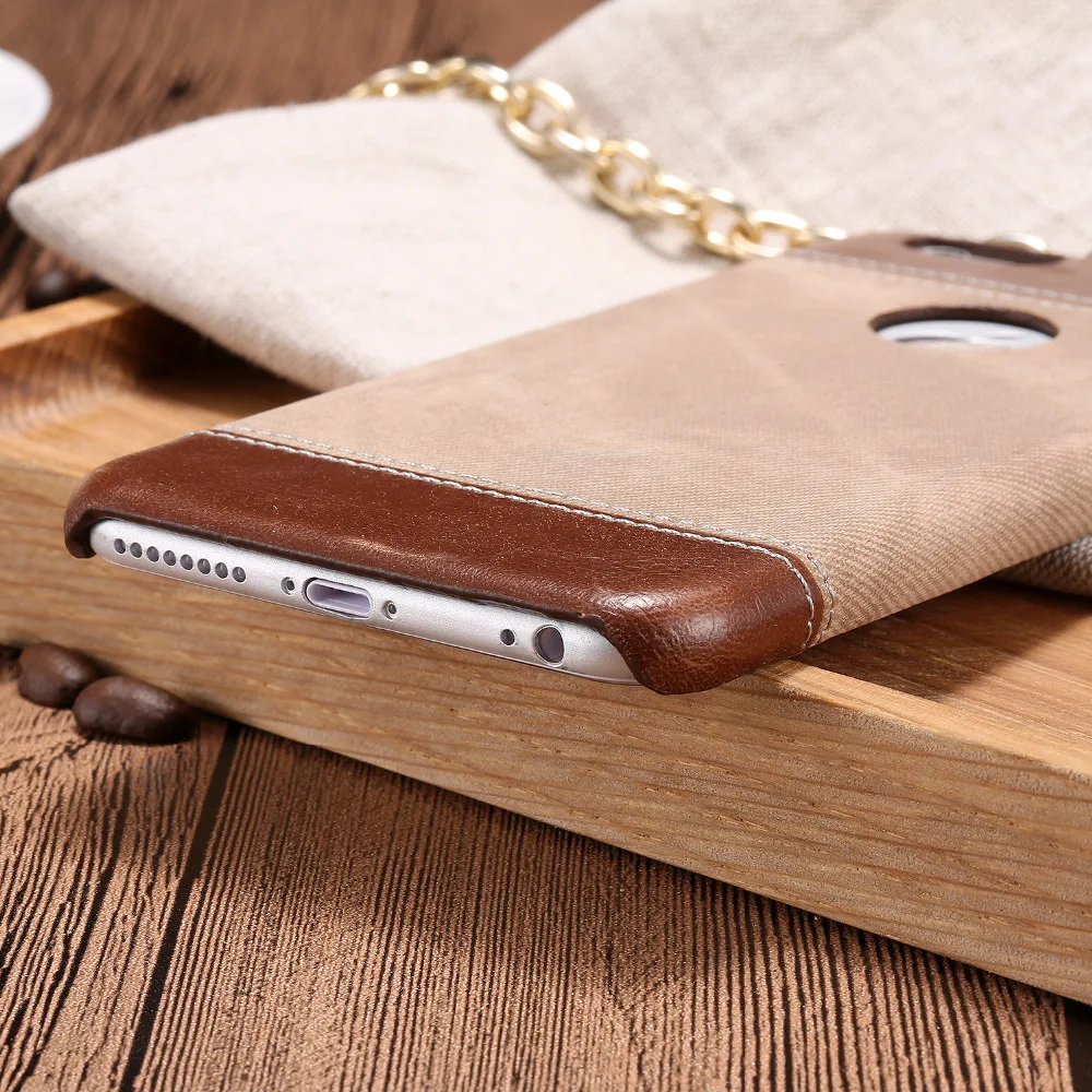 6 S Plus 5 дюймов роскошный джинсовый узор задняя крышка для iPhone 6splus