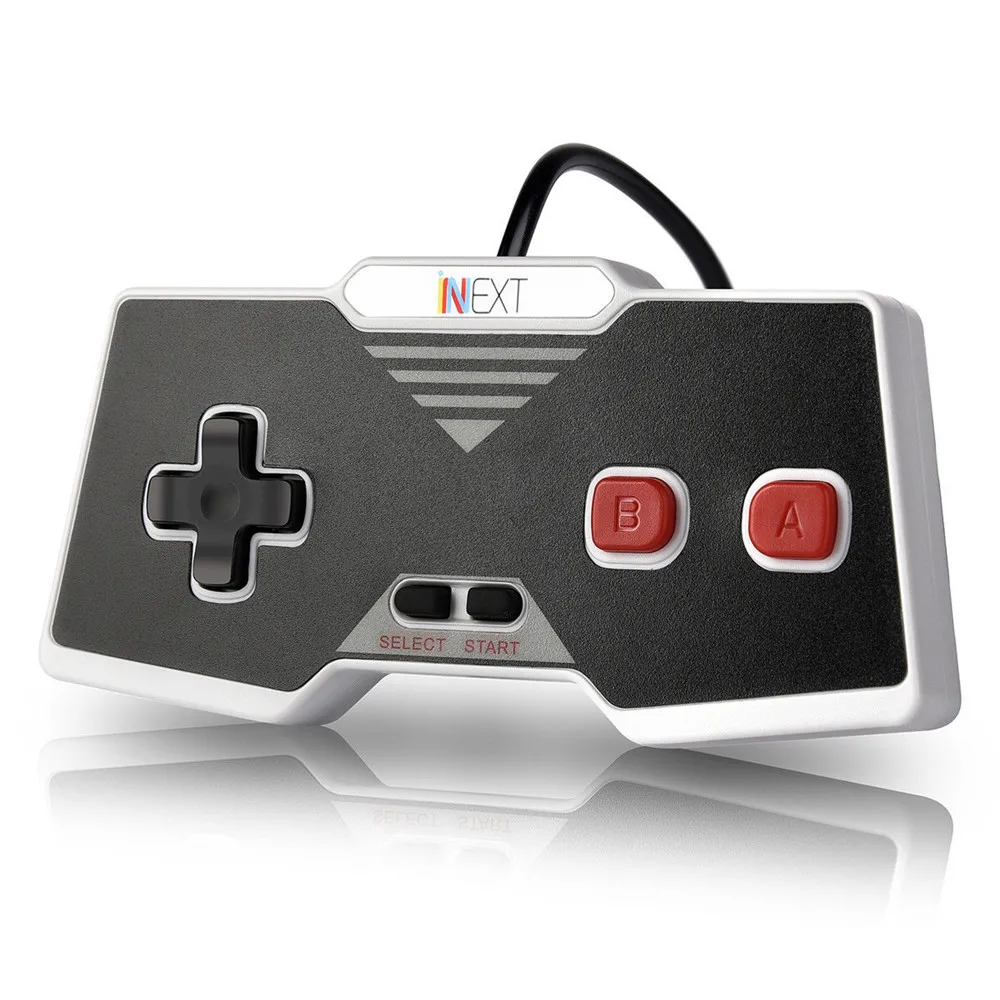 2 Упак. Классический игровой контроллер NES проводной USB Ретро джойстик Джойстик для Windows PC MAC Linux Raspberry Pi 3