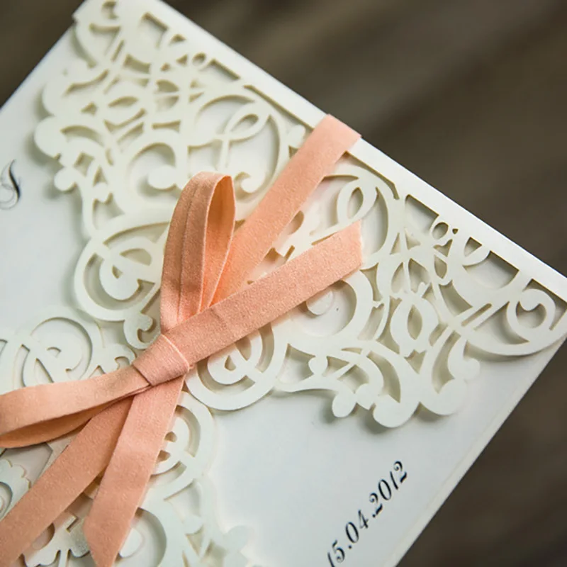 1 упаковка/SetLaser Cut Свадебные Приглашения открытки Pokemon Kaarten Convite Casamento день